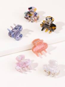 6 件装小号发爪 Streethair Clip 发夹 发夹 - 彩色 - 查看 2