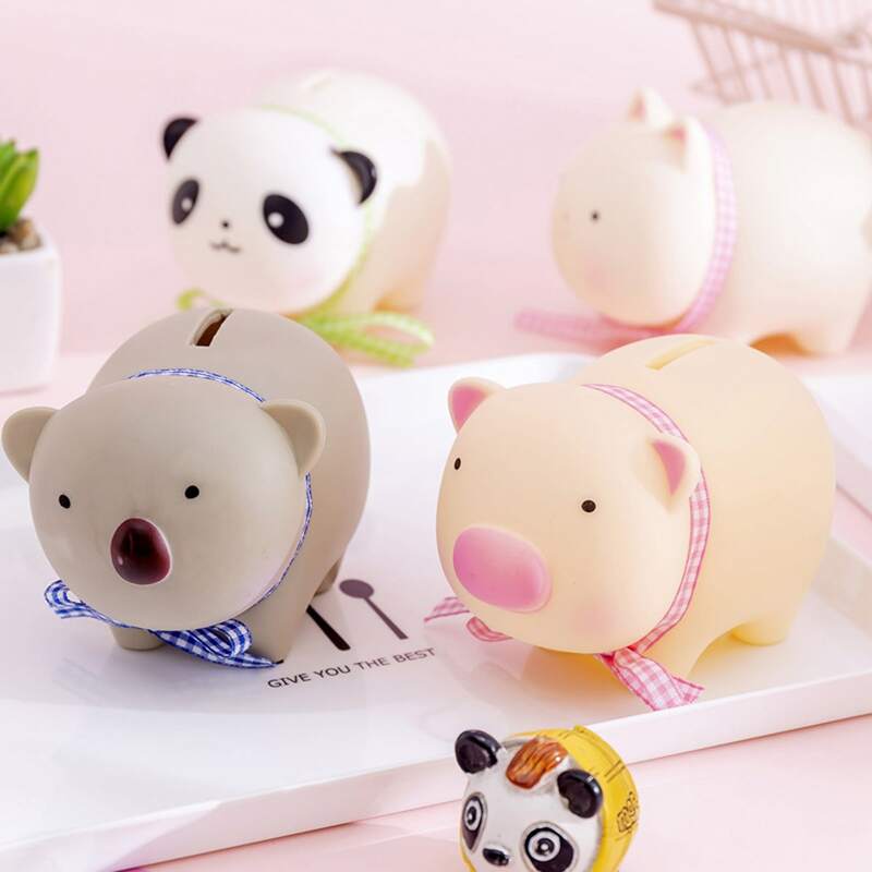 

1pc Random Cartoon Coin Box, Multicolor