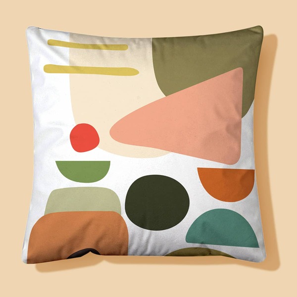 

Abstract Pattern Cushion Cover Without Filler, Multicolor