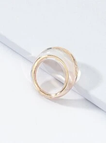 1pc Resin Ring - Multicolor - View 1