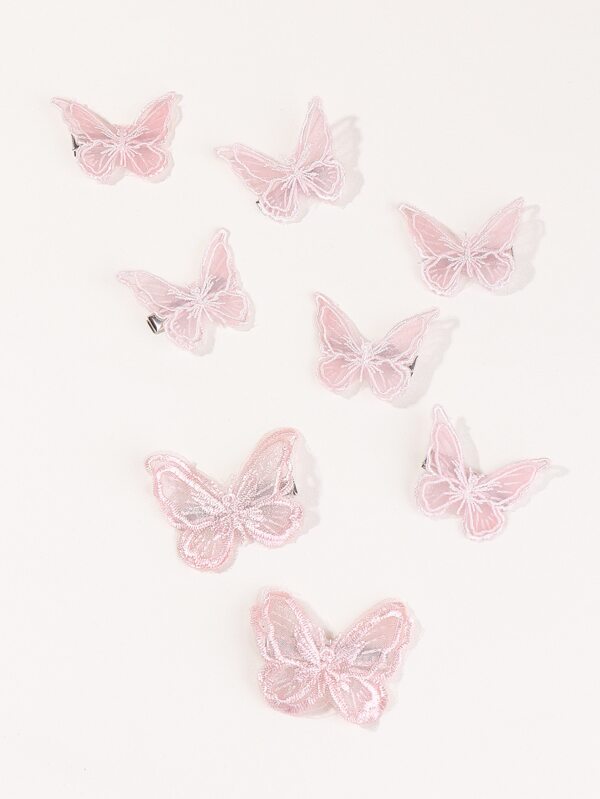 8pcs Butterfly Decor Hair Clip SHEIN USA