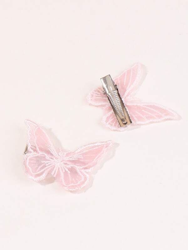 8pcs Butterfly Decor Hair Clip SHEIN USA