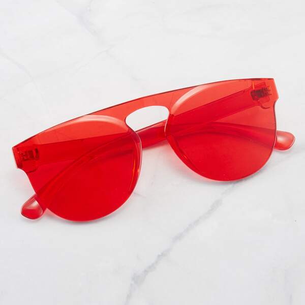 

One Piece Solid Sunglasses