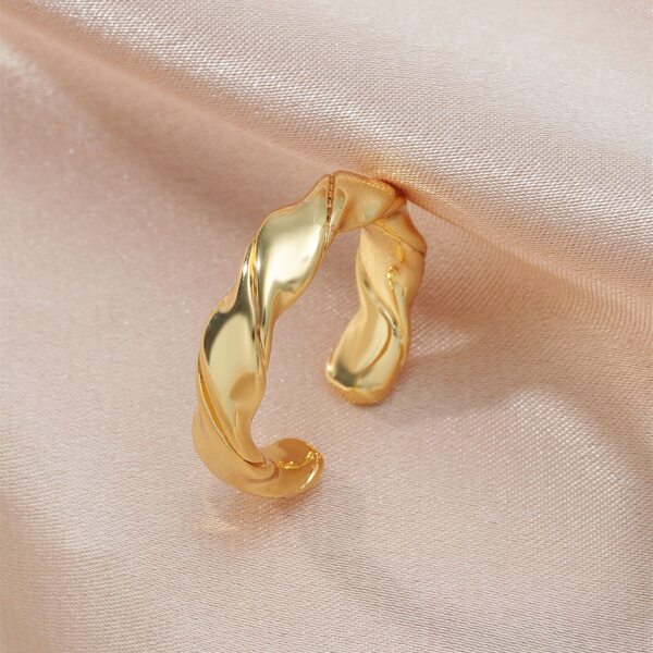 

Gold Plated Cuff Ring