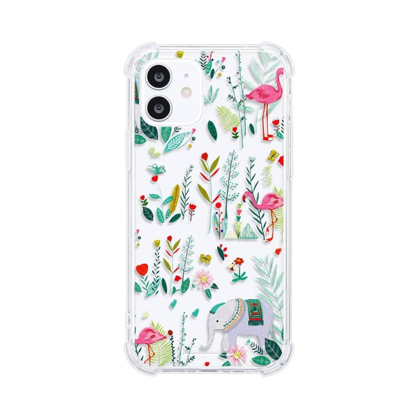 

Leaf Print Clear Phone Case