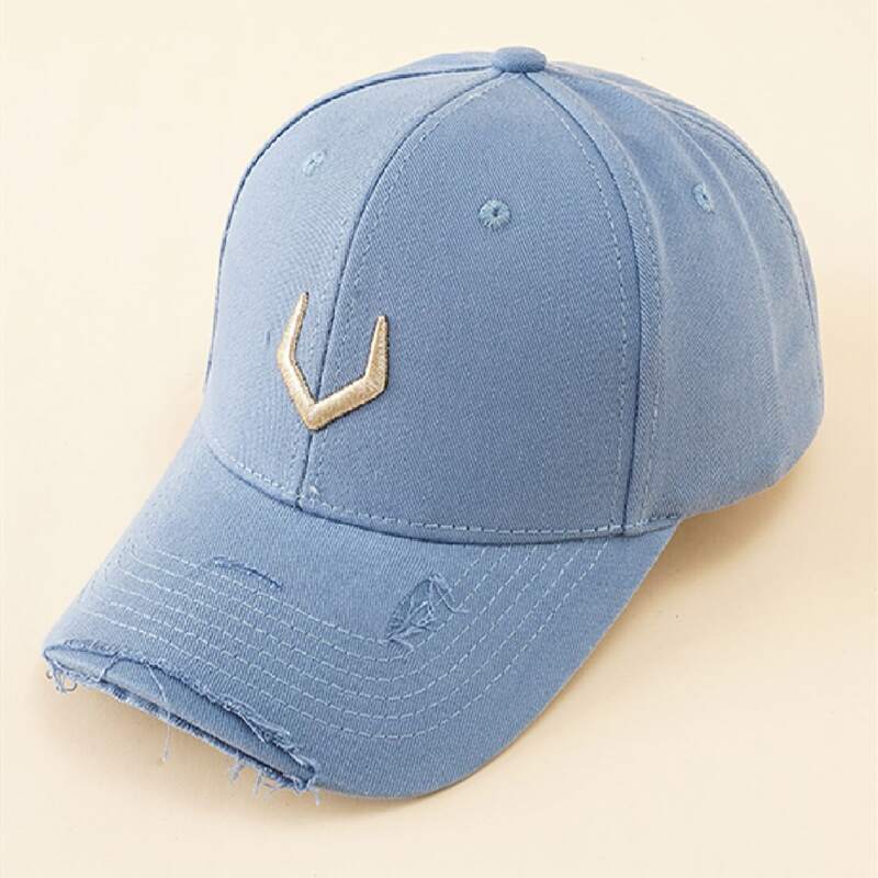 

Graphic Embroidery Baseball Cap, Blue