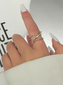 1入組開口戒指 - 金黃色 - 查看 1