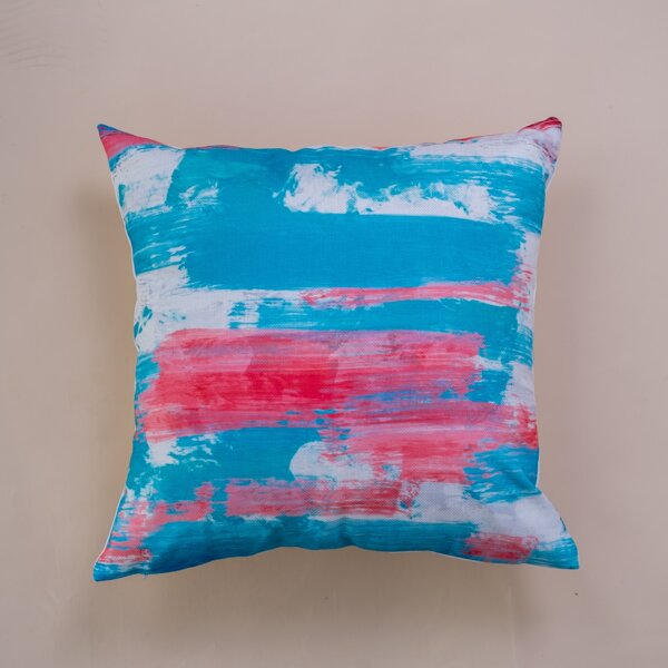 

Watercolor Pattern Cushion Cover Without Filler, Multicolor