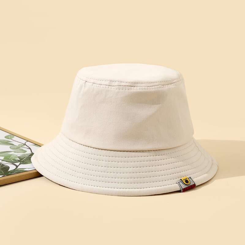 

Solid Bucket Hat, Beige