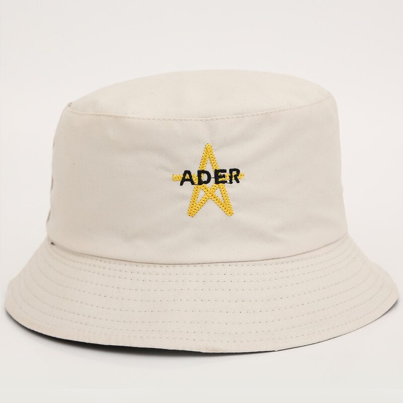 

Guys Letter Graphic Embroidery Bucket Hat, Beige