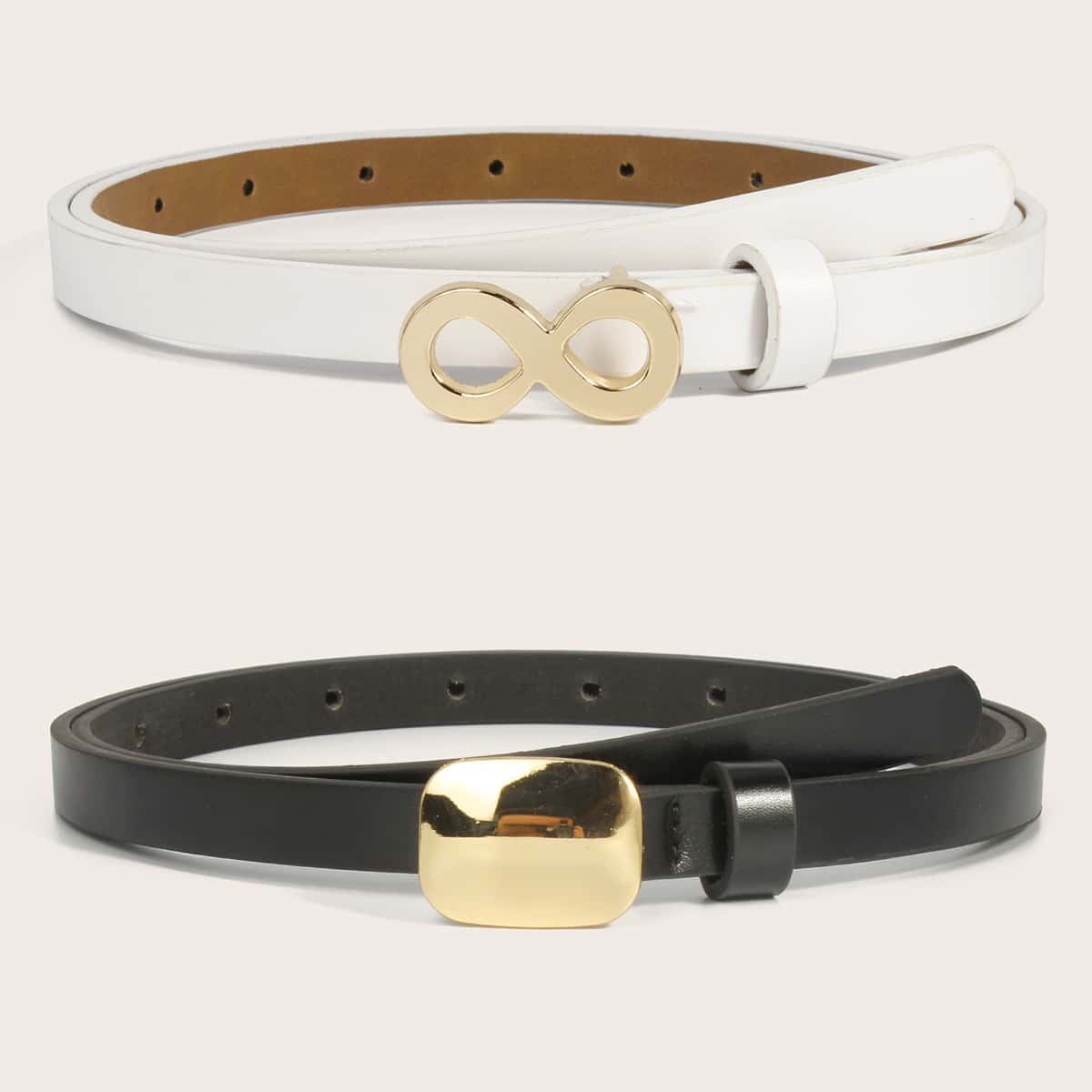 

2pcs Buckle Belt, Black