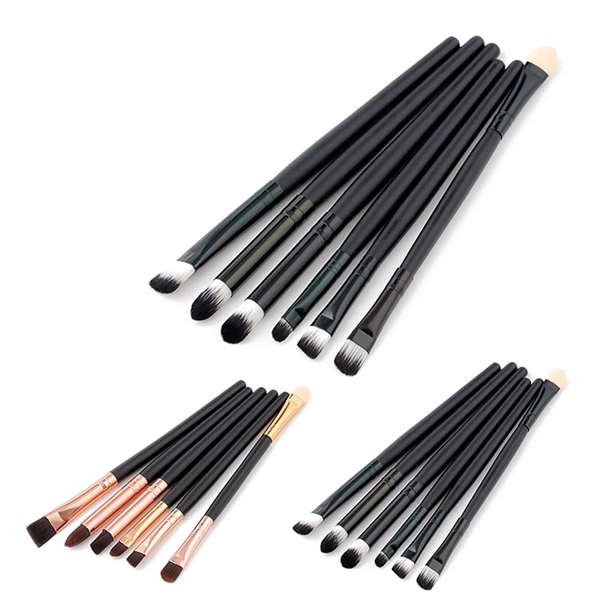 

6pcs Random Color Eyeshadow Brush, Multicolor