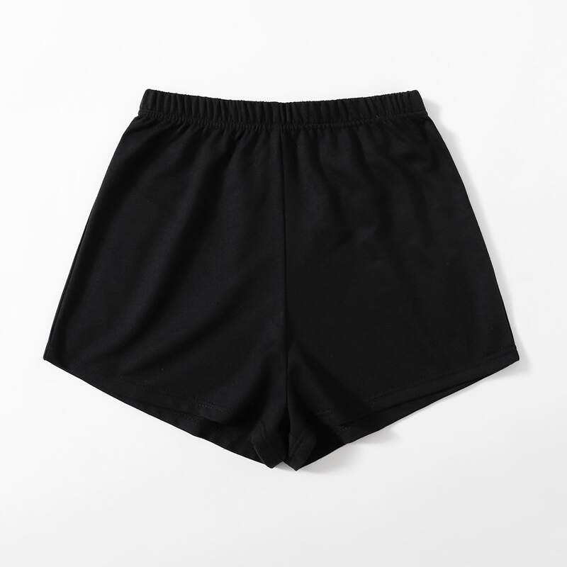 

Skeleton Graphic Shorts, Black