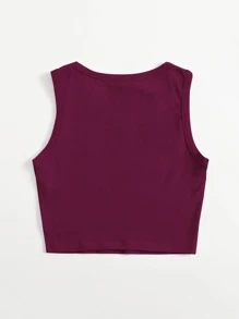 Muchica Camis Plain Casual - Purple - View 2