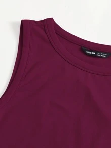Muchica Camis Plain Casual - Purple - View 4