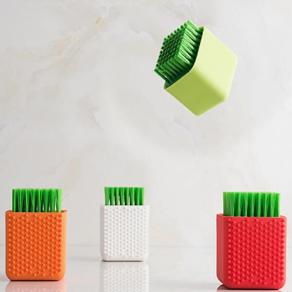

1pc Silicone Random Cleaning Brush, Multicolor