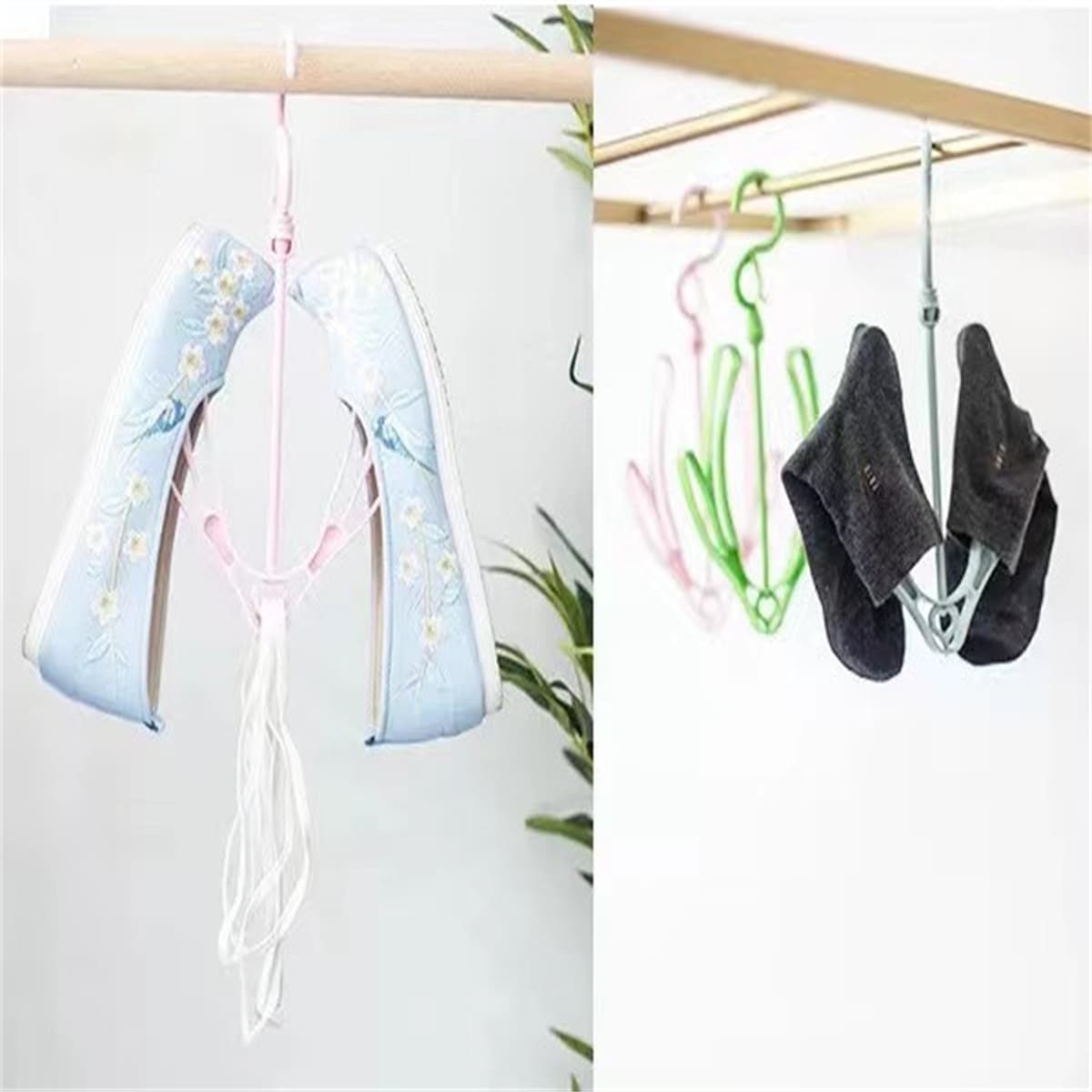 

3pcs Multifunctional Hanger, Multicolor