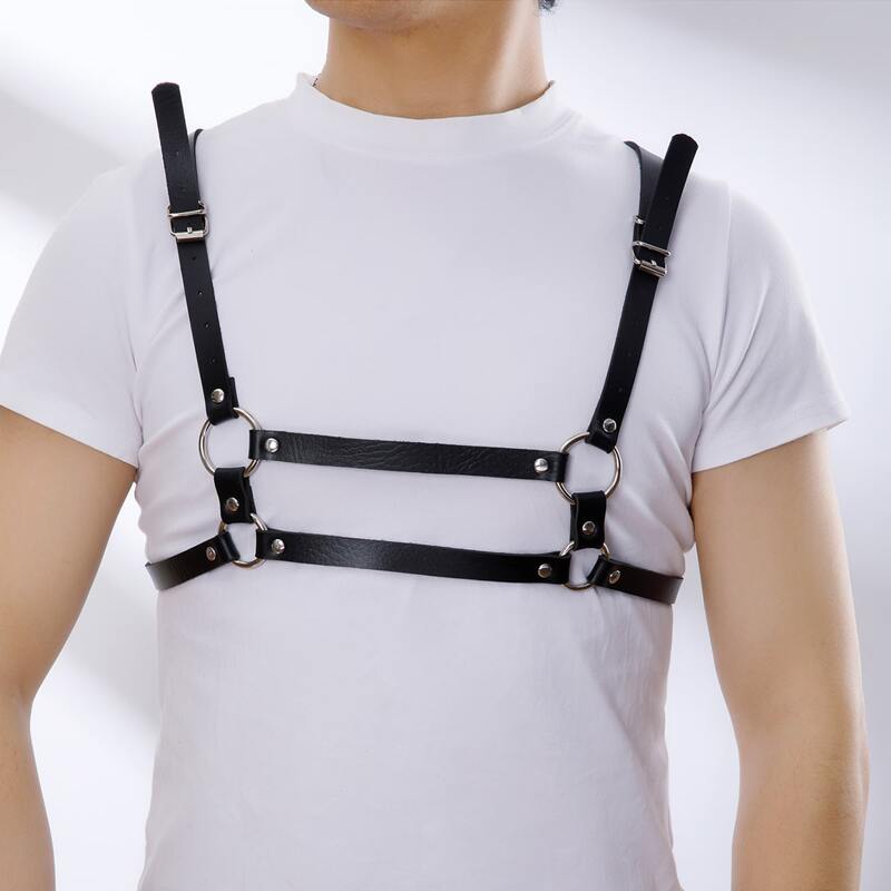 

Guys Simple Body Harness, Black