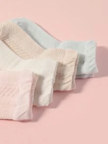 4雙小童素色襪子 - 彩色 - 查看 3