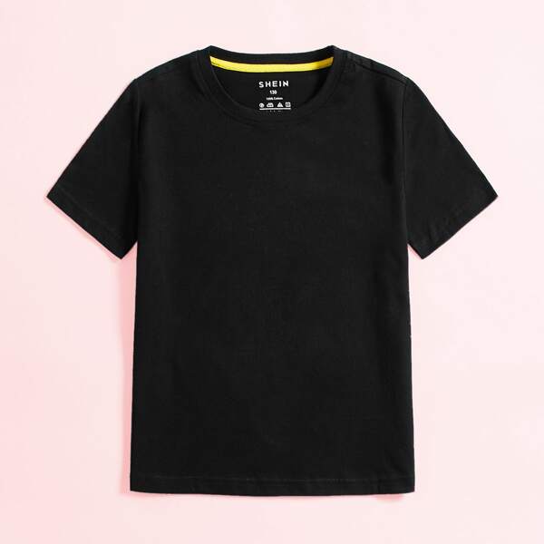 

Toddler Girls 1pc Solid Tee, Black