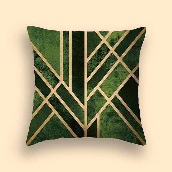 

Geometric Pattern Cushion Cover Without Filler, Multicolor