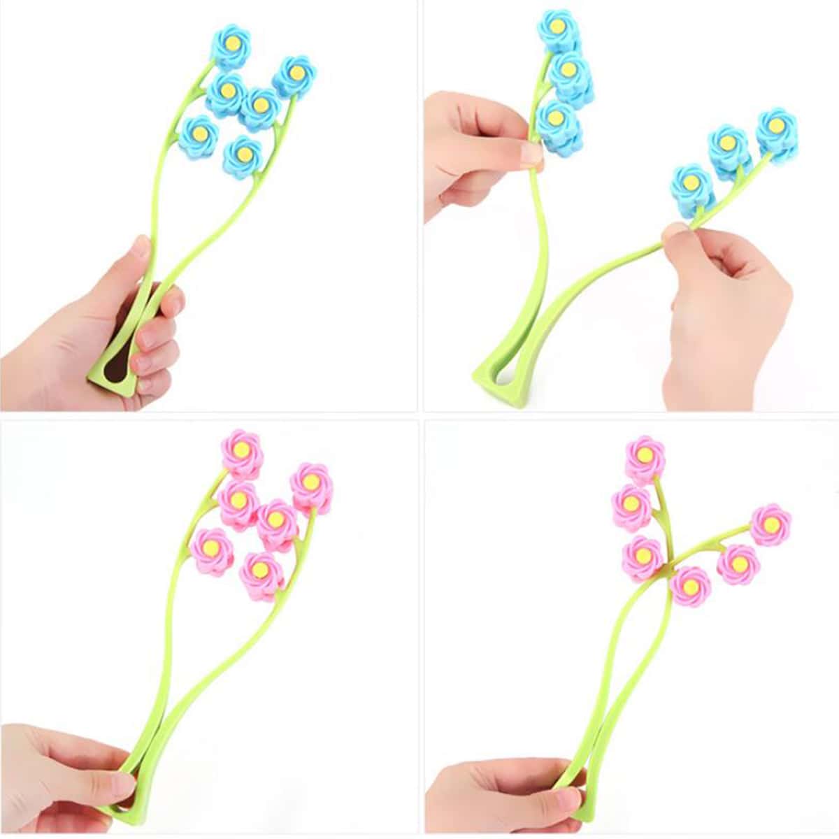 

1pc Random Floral Massage Roller, Multicolor
