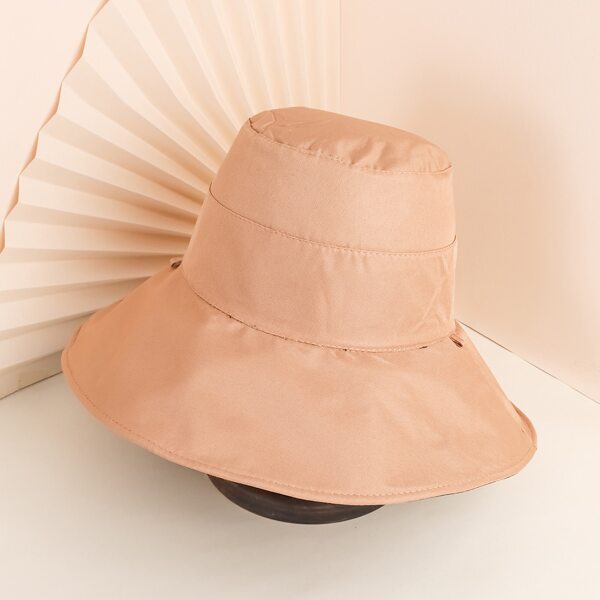 

Solid Reversible Bucket Hat, Multicolor