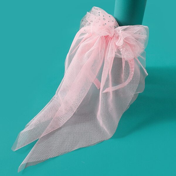 

Toddler Girls Bow Knot Hair Hoop, Pink
