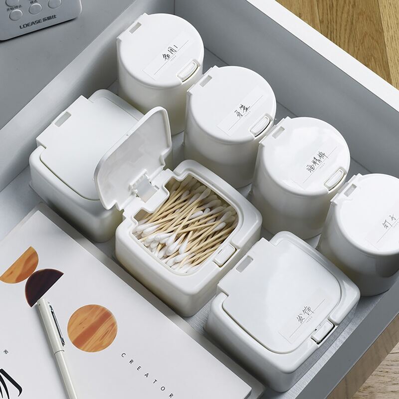 

1pc Random Mini Storage Box, White