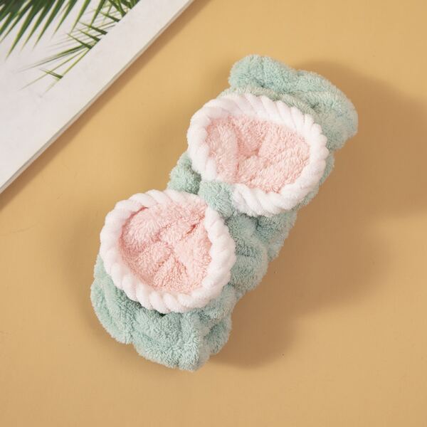 

Bow Decor Bath Headband, Green