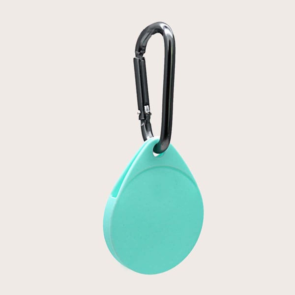 

Water Droplets Silicone Case & Keychain For Apple Airtag, Mint green