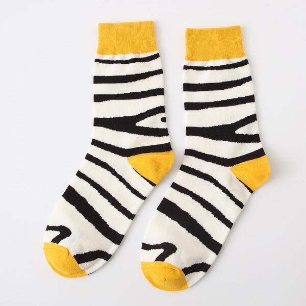 

Striped Crew Socks, Multicolor