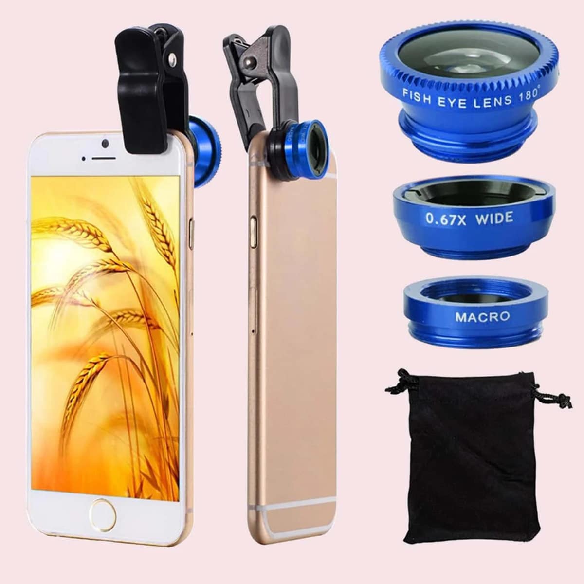 

1set Universal Camera Lens, Blue