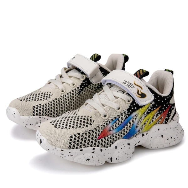 

Boys Color Block Velcro Strap Sneakers, Multicolor