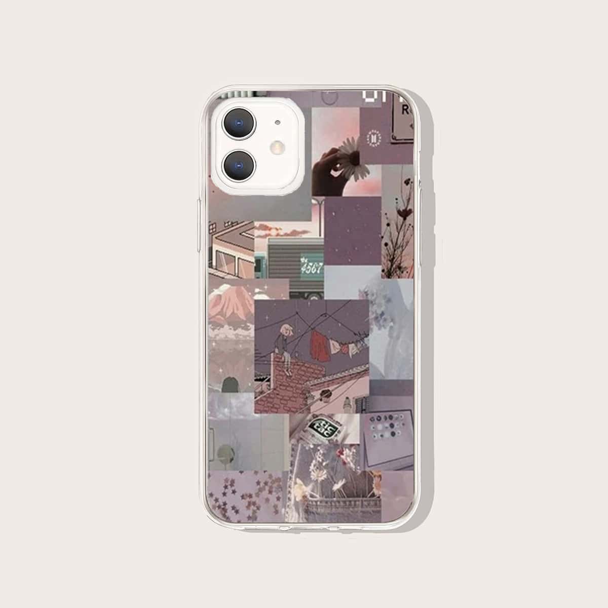 

Aesthetic Collage Phone Case, Multicolor