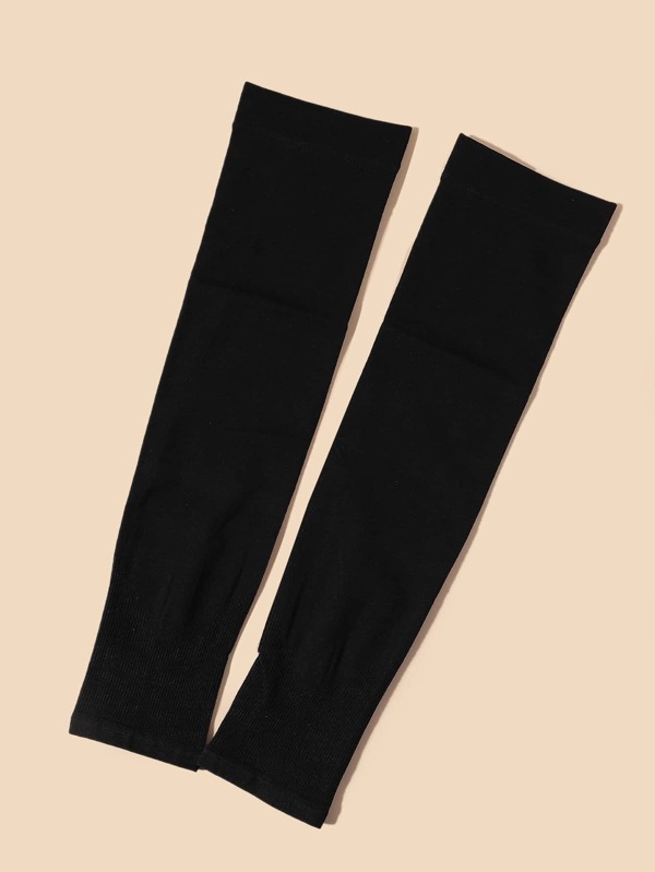 1pair Solid arm warmers Sleeves SHEIN UK
