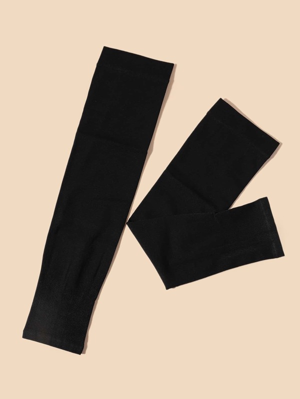 1pair Solid arm warmers Sleeves SHEIN UK