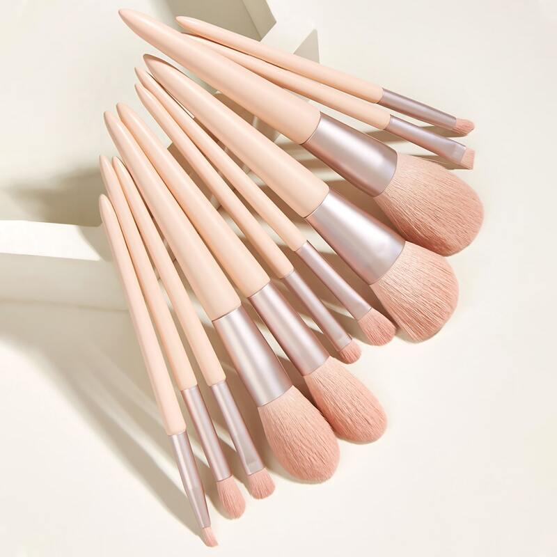 

11pcs Makeup Brush Set, Baby pink