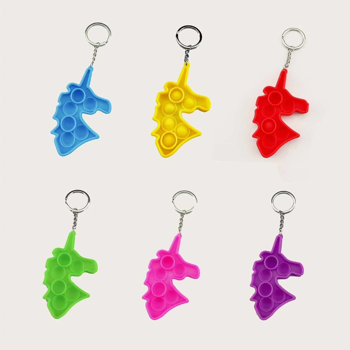 

1pc Random Unicorn Stress Relief Bubble Toy, Multicolor