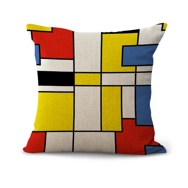 

Geometric Pattern Cushion Cover Without Filler, Multicolor