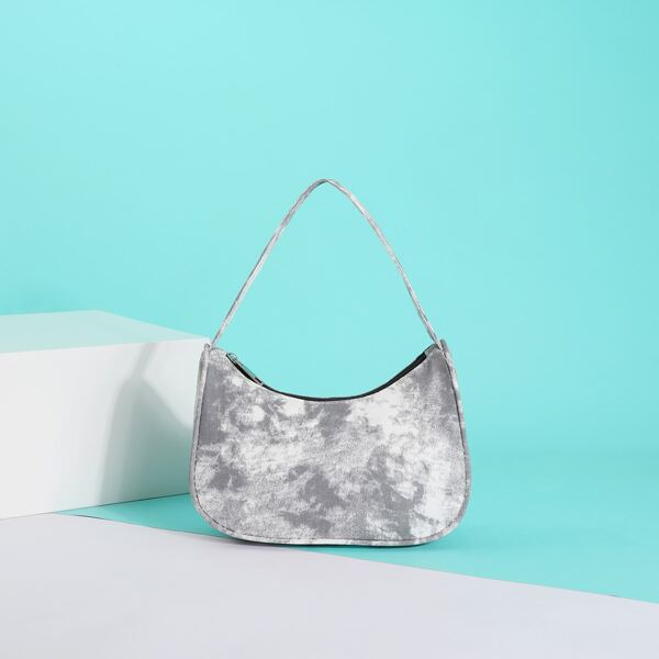 

Tie Dye Shoulder Bag, Grey