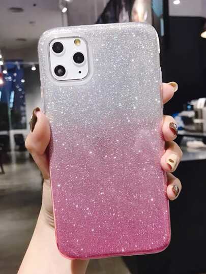 漸變色閃亮手機殼
