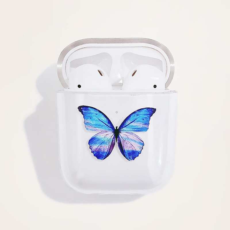 

Butterfly Print Airpods Case, Multicolor