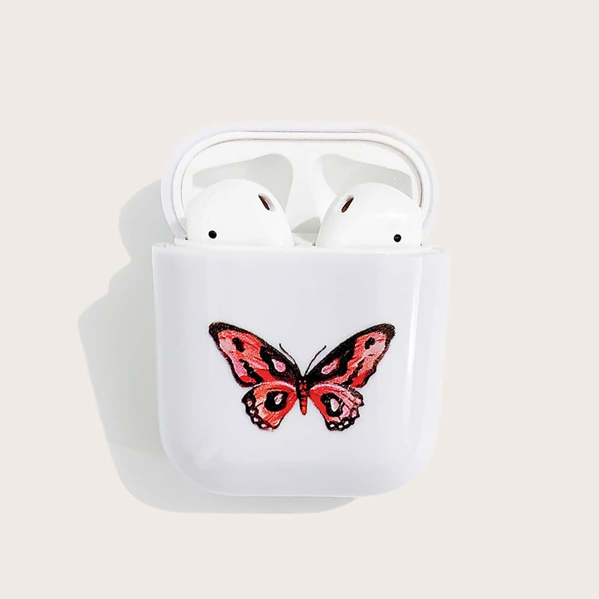 

Butterfly Print Airpods Case, Multicolor