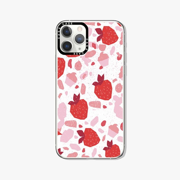 

Strawberry Print Phone Case, Multicolor