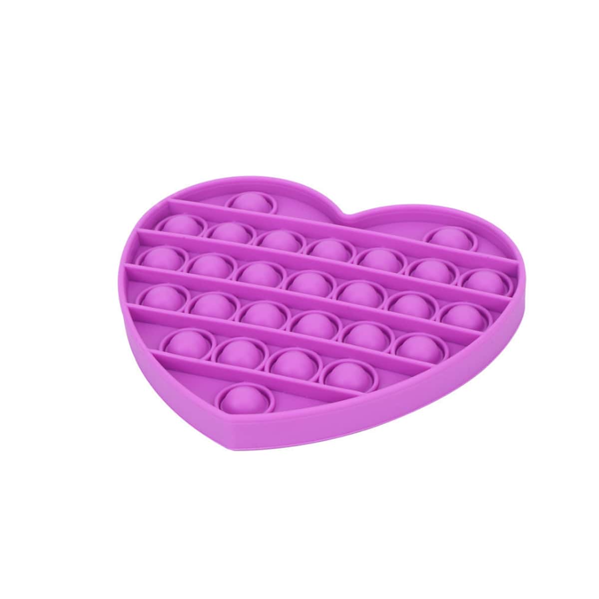 

1pc Random Heart Stress Relief Bubble Toy, Multicolor