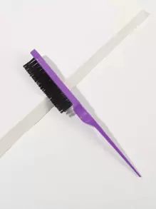 1 chiếc lược chải tóc bằng nhựa - Màu tím - Xem 1