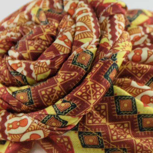 

Geometric Print Hat, Orange