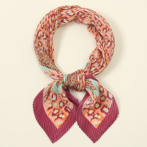 

1pc Graphic Scarf, Multicolor