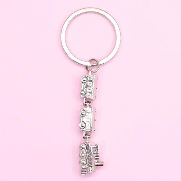 

1pc Metal Keychain, Multicolor